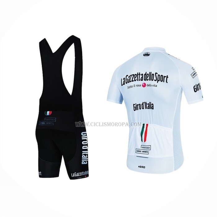 2022 Ropa Ciclismo Giro d'Italia Apagado Blanco Mangas Cortas y Culotte Corto